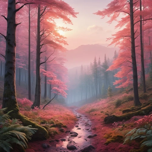 autumn forest,forest landscape,forest background,coniferous forest,fantasy landscape,fir forest,landscape background,forest,nature background,forest path,forestland,foggy forest,autumn background,forest glade,fairytale forest,autumn landscape,forest of dreams,forests,world digital painting,autumn mountains,Photography,General,Realistic