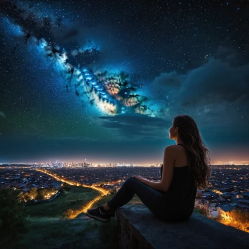 the night sky,night sky,skygazers,fantasy picture,nightsky,astronomy,starry night,starry sky,skywatchers,space art,nightscape,stargazer,night stars,astronomer,dreamscape,dreamscapes,milky way,the milky way,stargazing,horizons,Photography,General,Fantasy