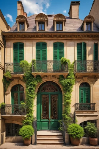 french windows,french building,paris balcony,maison,townhouse,martre,maisons,bouley,honfleur,houses clipart,wrought iron,townhouses,france,art nouveau frame,immobilier,beautiful buildings,nouveau,italianate,parisian,brownstone,Illustration,Realistic Fantasy,Realistic Fantasy 26