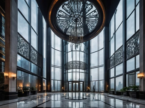 rotana,largest hotel in dubai,abdali,intercontinental,kempinski,atrium,abu dhabi,habtoor,lobby,atriums,glass building,dubai,baladiyat,dhabi,dubia,hotel lobby,qasr al watan,pendulum,doha,titanum,Illustration,Realistic Fantasy,Realistic Fantasy 46