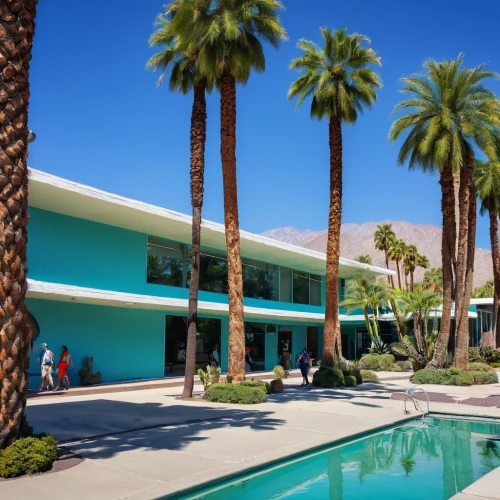 palm springs,mid century modern,mid century house,royal palms,midcentury,pool house,holiday motel,hotel riviera,motels,beverly hills hotel,neutra,dunes house,palmilla,two palms,washingtonia,tropical house,palms,scottsdale,holiday complex,llnl,Illustration,Realistic Fantasy,Realistic Fantasy 08