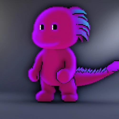 axolotl,kirbyjon,chimhini,3d render,sackboy,mwonzora,rubber dinosaur,meap,pink vector,korb,birdo,3d rendered,pinkola,pob,bfb,mang,3d model,yoshi,morph,papu,Photography,General,Realistic