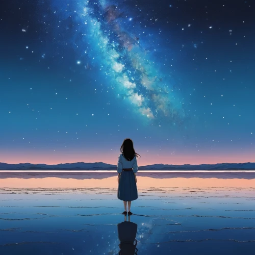universe,starry sky,the night sky,cosmos,milky way,the universe,star sky,universo,galaxy,markarian,night sky,the milky way,stargazer,skygazers,wonder,nightsky,insignificant,cielo,dreamer,dream world,Illustration,Japanese style,Japanese Style 14