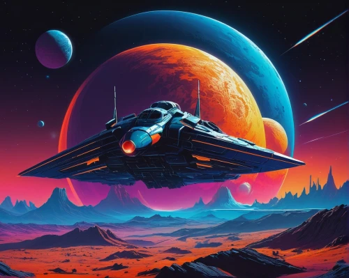 futuristic landscape,space art,sci - fi,extrasolar,space ships,gas planet,alien planet,scifi,synth,gradius,rocinante,vulcania,skyterra,beautiful wallpaper,sci fi,starship,alien world,valerian,nms,planetrx,Conceptual Art,Sci-Fi,Sci-Fi 12