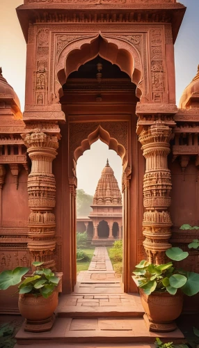 fatehpur,bhubaneshwar,gwalior,orchha,akshardham,khajuraho,bikaner,qutub,badami,chhatri,jodhpur,mehrauli,qutb minar,hampi,dholpur,pattadakal,bidar,darwaza,maheshwar,bishnupur,Illustration,Abstract Fantasy,Abstract Fantasy 13