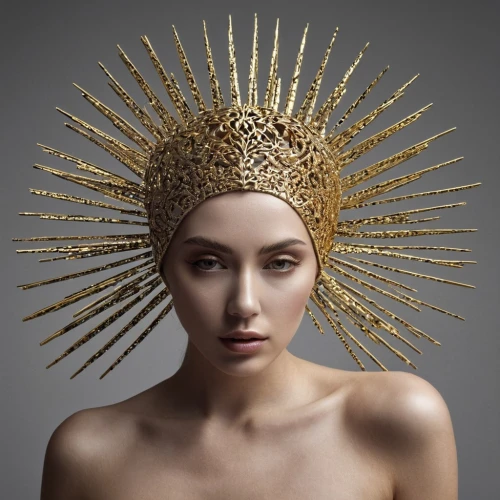 golden crown,gold crown,headress,headpiece,headdress,headdresses,gold foil crown,crowned,crown of thorns,kokoshnik,amidala,goldwell,gold flower,golden unicorn,queen cage,the hat of the woman,gold mask,gaga,gold cap,jingna,Photography,Artistic Photography,Artistic Photography 11