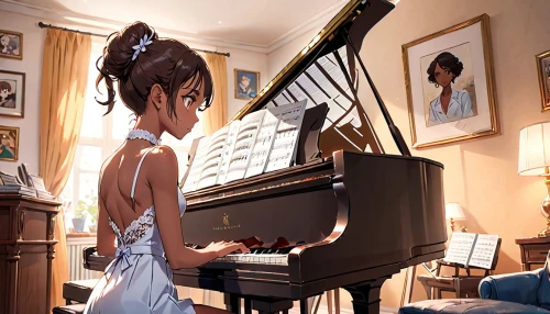 pianist,iris on piano,piano lesson,piano player,play piano,euphonious,pianoforte,concerto for piano,piano,grand piano,cute girl playing piano,the piano,steinway,bechstein,concerto,piano keyboard,harmonix,pianistic,chomet,composing,Anime,Anime,General