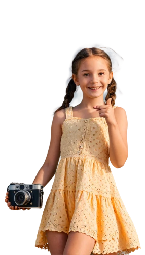 a girl with a camera,photographing children,girl with gun,girl making selfie,image editing,camera,photographic background,photo camera,fotografias,nikon,photo lens,sony camera,digital camera,photographer,photo shoot children,camerawoman,camera lens,halina camera,children's photo shoot,little girl in pink dress,Illustration,Paper based,Paper Based 29
