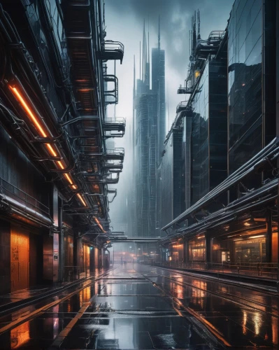 coruscant,bladerunner,futuristic landscape,metropolis,cybercity,coruscating,dystopian,cyberpunk,arcology,cityscape,shanghai,jablonsky,sci - fi,theed,futuristic architecture,sci fi,sulaco,scifi,cybertown,minbari,Art,Classical Oil Painting,Classical Oil Painting 06