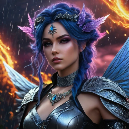 saphira,amihan,bellona,blue enchantress,nyx,violet head elf,mervat,velika,tera,vaivara,kitana,shadrake,surana,varya,akasha,vaira,saturnyne,eressa,fantasy portrait,sorceror,Photography,General,Fantasy