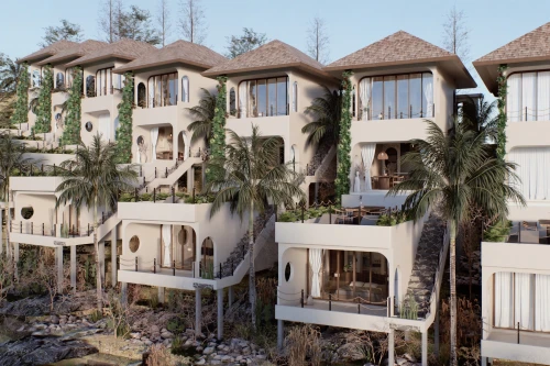 stilt houses,cube stilt houses,hotel complex,3d rendering,ecovillage,resort,stilt house,ecovillages,beach resort,treehouses,las olas suites,condominium,hanging houses,lodges,condominiums,apartment complex,condominia,holiday complex,anantara,lifespring