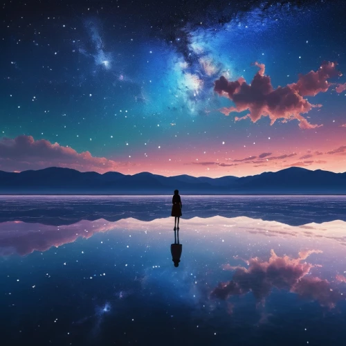dreamscape,universe,cielo,astral traveler,the universe,dream world,beautiful wallpaper,cosmos,windows wallpaper,sky,full hd wallpaper,horizons,celestial,dreamscapes,star sky,night sky,reflects,the night sky,space art,horizon,Illustration,Japanese style,Japanese Style 14