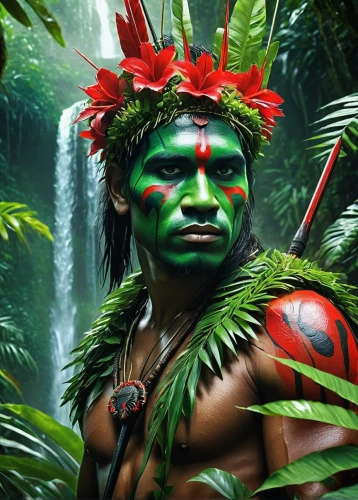 kayapo,huaorani,yanomami,apayao,papuan,yasuni,embera,korowai,amazonian,goroka,siberut,papuans,taino,amazonas,tanoa,vanuatuan,polynesian,amazonia,morobe,papua,Conceptual Art,Fantasy,Fantasy 12