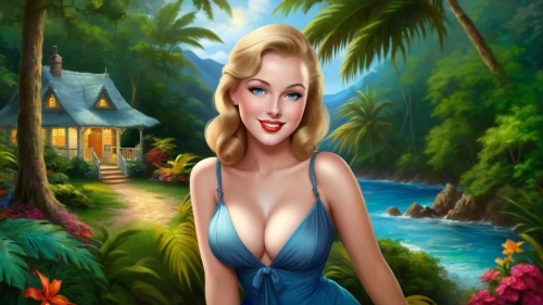 connie stevens - female,marylyn monroe - female,landscape background,the blonde in the river,tropico,pin-up girl,golf course background,retro pin up girl,forest background,cartoon video game background,kovalam,cuba background,marilyn monroe,pin ups,pin up girl,blonde woman,retro pin up girls,beach background,fantasy picture,summer background