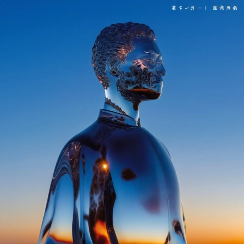 buddha figure,buddist,blue hour,buddha statue,theravada buddhism,nibbana,buddha focus,glass sphere,metal figure,theravada,budha,kouros,bodhisattva,buddha,laser buddha mountain,buddhaghosa,bottle man,budda,budh,golden buddha,Photography,General,Realistic