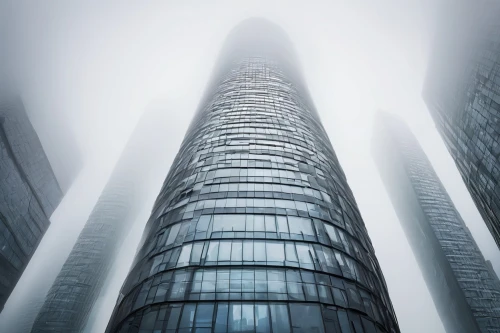 supertall,skyscraping,skyscraper,the skyscraper,veil fog,highrises,barad,skyscapers,dense fog,tall buildings,urban towers,skycraper,high fog,high-rise building,shard of glass,skyscrapers,foggy day,inversion,high rises,high rise building,Illustration,Abstract Fantasy,Abstract Fantasy 18