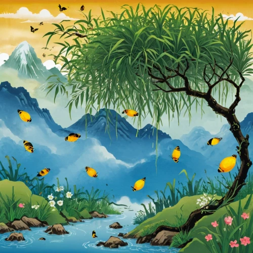 cartoon video game background,nature background,background vector,landscape background,mountain scene,locoroco,dandelion background,children's background,paisaje,lemon background,springtime background,spring background,alpine landscape,digital background,flower and bird illustration,mobile video game vector background,mountain landscape,mountainous landscape,background design,pineapple background,Unique,Paper Cuts,Paper Cuts 01