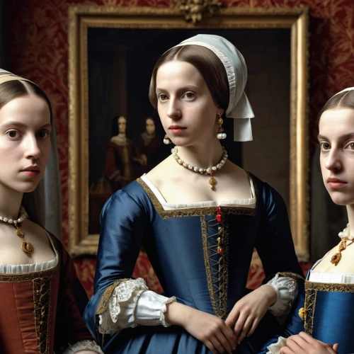 noblewomen,delatour,mauritshuis,girl with a pearl earring,anguissola,portrait of a girl,canonesses,young women,elizabethans,tudors,batoni,miniaturist,deaconesses,habsburgs,two girls,olsens,bronzino,tudor,duchesses,candlesticks,Photography,General,Realistic