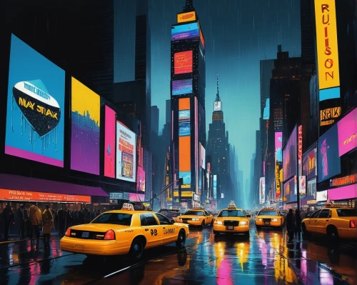 world digital painting,colorful city,neons,time square,cityscape,nytr,metropolis,times square,new york,cybercity,manhattan,wallstreet,broadway,newyork,digital painting,cyberscene,cyberpunk,nyclu,urbanworld,kinkade,Illustration,Black and White,Black and White 24