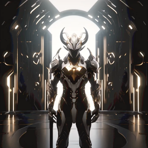 nova,ironman,glowing antlers,oryx,excalibur,armor,armored,knight armor,alien warrior,loki,paladin,nebula guardian,armour,cynosbatos,garuda,iron man,omega,gold deer,metallic door,atlas