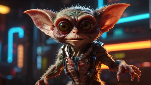 goblin,splinter,yoda,jerboa,laika,scandia gnome,miguel of coco,guardians of the galaxy,elf,baby groot,lokportrait,imp,anthropomorphized,kobold,jiminy cricket,wicket,quark,main character,anthropomorphic,rataplan,Photography,General,Sci-Fi