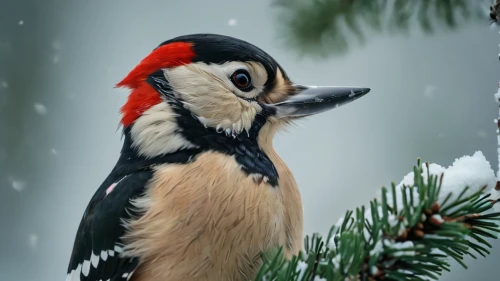 great spotted woodpecker,woodpecker,woodpecker bird,hairy woodpecker,red-bellied wood pecker,pileated woodpecker,ivory-billed woodpecker,woodpecker finch,downy woodpecker,acorn woodpecker,flicker woodpecker,black headed grosbeak,christmas tassel bunting,beautiful bird,red-bellied woodpecker,goldfinch in ozarks winter,winter animals,goldfinch in ozark winter,white-crowned,red beak,Photography,General,Cinematic