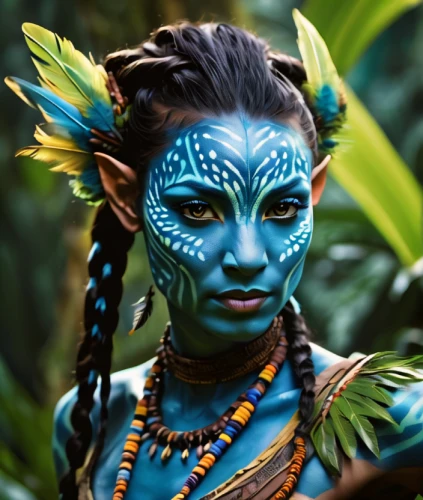 avatar,body painting,bodypainting,bodypaint,shamanic,neon body painting,blue enchantress,face paint,tribal,tribal masks,pachamama,warrior woman,anahata,aborigine,shamanism,the festival of colors,tribal chief,garuda,mother earth,maori,Photography,General,Fantasy