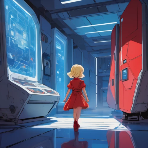 darjeeling,heavy object,red saber,capsule,passengers,scifi,sci fiction illustration,exploration,saber,lost in space,sci fi,cg artwork,sci - fi,sci-fi,asuka langley soryu,cold room,spaceship space,ufo interior,violet evergarden,space port,Illustration,Japanese style,Japanese Style 05