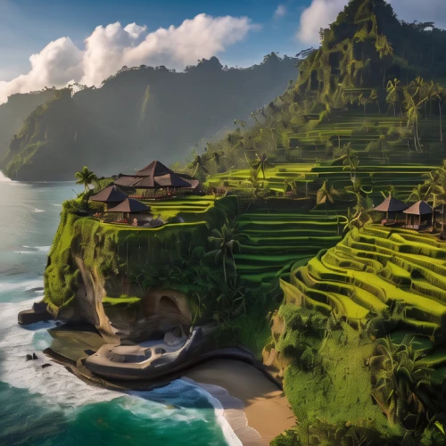 rice terraces,rice terrace,uluwatu,rice fields,bali,vietnam,rice paddies,indonesia,the rice field,southeast asia,rice field,popeye village,ricefield,philippines scenery,an island far away landscape,philippines,fishing village,vietnam's,thai,mountain village,Photography,General,Natural