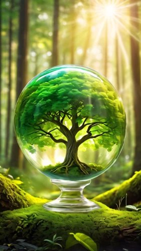 crystal ball-photography,glass sphere,crystal ball,aaa,magic tree,celtic tree,tree of life,mother earth,ecological sustainable development,forest background,green tree,lensball,environmental protection,ecologically,earth in focus,environmentally sustainable,forest tree,earth chakra,eco,divine healing energy,Illustration,Realistic Fantasy,Realistic Fantasy 01