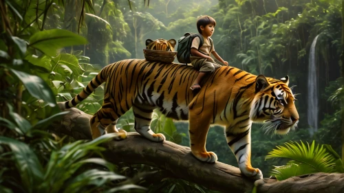 chestnut tiger,king of the jungle,sumatran tiger,sumatran,tropical animals,world digital painting,asian tiger,bengal tiger,jungle,tiger png,forest animals,hunting scene,a tiger,young tiger,fantasy picture,borneo,tigers,animals hunting,exotic animals,tropical jungle,Photography,General,Natural