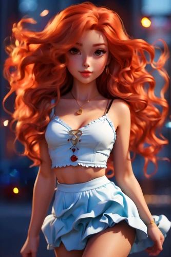 redhead doll,merida,female doll,ariel,fashion dolls,redheads,fashion doll,red-haired,dress doll,doll figure,doll dress,redhair,nami,3d figure,little mermaid,barbie doll,fantasy girl,designer dolls,doll paola reina,barbie