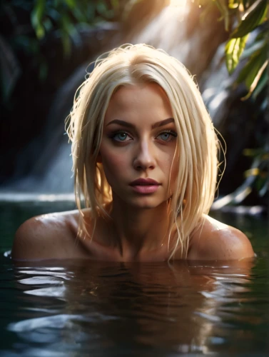 the blonde in the river,photoshoot with water,girl on the river,wallis day,in water,waterfall,siren,water nymph,wet,blonde woman,flowing water,bali,wet girl,under the water,waterfalls,costa rica,paddler,stream,water wild,wild water