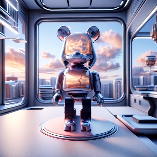 disney baymax,cinema 4d,mickey mouse,3d render,mickey,digital compositing,3d rendered,3d teddy,micky mouse,mickey mause,sky train,mouse,3d fantasy,baymax,lost in space,scifi,cute cartoon character,3d model,tram car,cg artwork