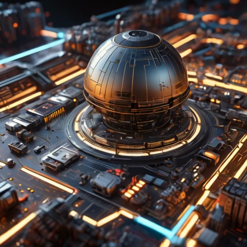 space port,hub,3d render,space ship model,solar cell base,scifi,render,3d rendering,space station,futuristic architecture,roof domes,spacescraft,3d rendered,cinema 4d,panopticon,spaceship space,sci-fi,sci - fi,futuristic art museum,transport hub