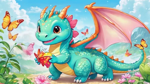 spring background,forest dragon,cynorhodon,children's background,springtime background,flower background,charizard,painted dragon,dragon,dragon li,green dragon,dragon design,game illustration,draconic,cute cartoon image,cute cartoon character,digital background,spring unicorn,chinese water dragon,dragon of earth,Illustration,Japanese style,Japanese Style 01