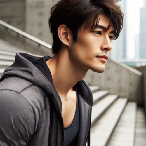 handsome model,choi kwang-do,janome chow,male model,songpyeon,korean won,handsome,jaw,kai yang,cassiopeia a,handsome guy,shoulder length,miyeok guk,guk,korean drama,asian semi-longhair,male ballet dancer,mark,profile,side face