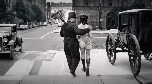 rickshaw,vintage man and woman,austin 7,a pedestrian,silent film,see you again,woman bicycle,e-car in a vintage look,newspaper delivery,silent screen,man first bus 1916,1920's retro,bus lane,pedestrian crossing,brompton,1940s,bicycle,pedestrian,taxi,pall mall