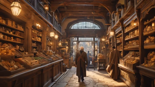 apothecary,spice market,violet evergarden,merchant,greengrocer,shopkeeper,grocer,candlemaker,the market,girl with bread-and-butter,bakery,french confectionery,market introduction,the collector,bookshop,pantry,paris shops,clerk,grocery,marketplace,Photography,General,Natural