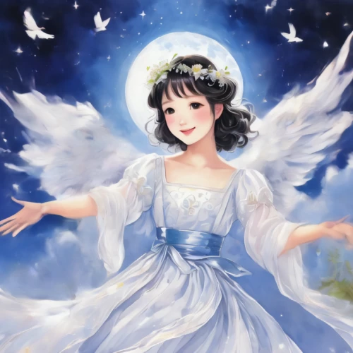 angel girl,angel wings,angel wing,crying angel,love angel,angelology,angel,little angel,dove of peace,angelic,baroque angel,fairy galaxy,fairy,fairy penguin,child fairy,vintage angel,angels,the angel with the veronica veil,winged heart,guardian angel,Illustration,Japanese style,Japanese Style 09