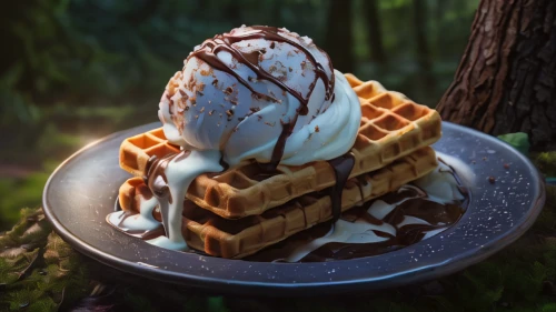 waffle ice cream,waffle,liege waffle,waffles,belgian waffle,egg waffles,waffle hearts,waffle iron,mystic light food photography,s'more,food photography,mille-feuille,crêpe,wafer,chocolate wafers,crème fraîche,vanillekipferl,sundae,sweet whipped cream,whipped cream castle,Photography,General,Natural