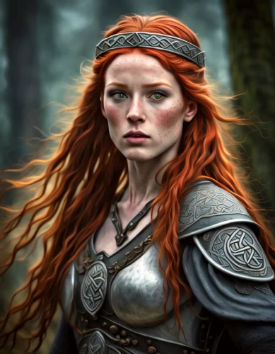 celtic queen,female warrior,warrior woman,fantasy portrait,redheads,red-haired,fantasy art,heroic fantasy,merida,the enchantress,celt,fantasy woman,elven,huntress,eufiliya,dwarf sundheim,fantasy picture,strong woman,elaeis,massively multiplayer online role-playing game