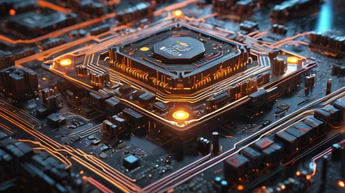 circuitry,circuit board,tilt shift,3d render,cinema 4d,motherboard,render,isometric,3d rendered,3d rendering,fractal environment,processor,graphic card,mechanical puzzle,macroperspective,fractal design,mechanical,maze,intersection,metropolis,Photography,General,Sci-Fi