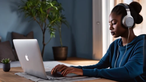 girl at the computer,women in technology,distance learning,video editing software,online courses,online course,correspondence courses,wireless headset,girl studying,online learning,learn to write,desktop support,distance-learning,computer skype,blur office background,online support,digital rights management,computer program,computer business,work from home,Photography,General,Natural