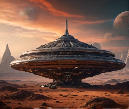 futuristic landscape,alien planet,extraterrestrial life,alien world,science fiction,sci fi,alien ship,red planet,sci fiction illustration,exoplanet,science-fiction,sci - fi,sci-fi,scifi,futuristic architecture,gas planet,saucer,starship,planet mars,colony,Photography,General,Fantasy