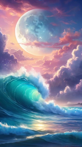 ocean background,ocean waves,sea landscape,seascape,mermaid background,the endless sea,ocean,mermaid scales background,tidal wave,ocean paradise,wind wave,sea,sea night,the wind from the sea,fantasy picture,sea breeze,water waves,tropical sea,sea storm,sea fantasy,Illustration,Realistic Fantasy,Realistic Fantasy 01