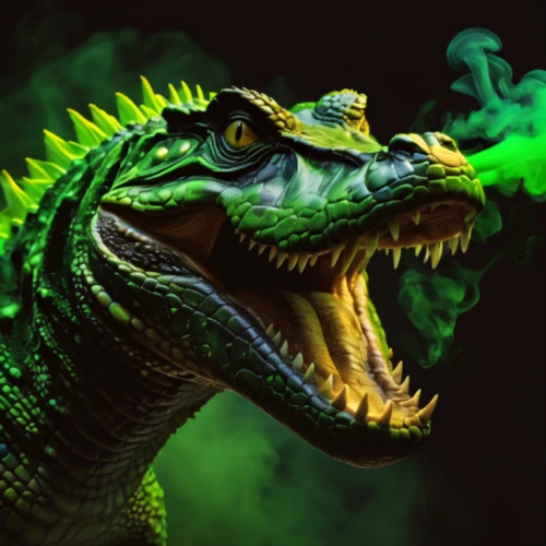 green dragon,emerald lizard,painted dragon,draconic,fire breathing dragon,patrol,dragon of earth,basilisk,dragon lizard,crocodile,green lizard,saurian,dragon,alligator,green iguana,crocodilian reptile,eastern water dragon,reptile,green smoke,wyrm