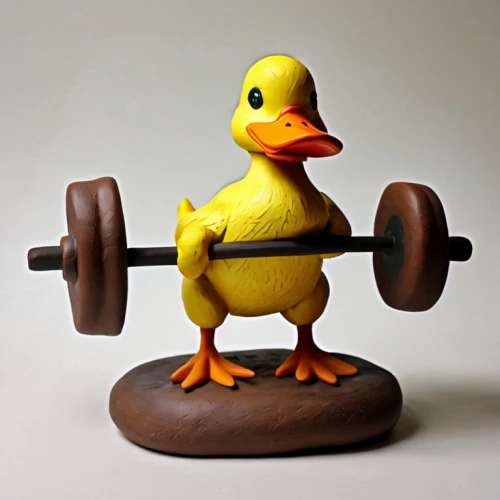 rubber duckie,weight lifter,cayuga duck,female duck,citroen duck,the duck,canard,weightlifter,dumbell,body-building,ornamental duck,rubber ducky,brahminy duck,duck,duck bird,dumbbell,personal trainer,bodybuilder,body building,weightlifting