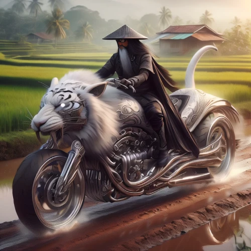 motorbike,motorcycle tour,motorcycle,motorcycling,thai bangkaew dog,korat,ride,biker,heavy motorcycle,motorcycle helmet,motorcycle tours,ride out,motorcycles,motor-bike,chinese pastoral cat,family motorcycle,scooter riding,world digital painting,rice fields,indian dog