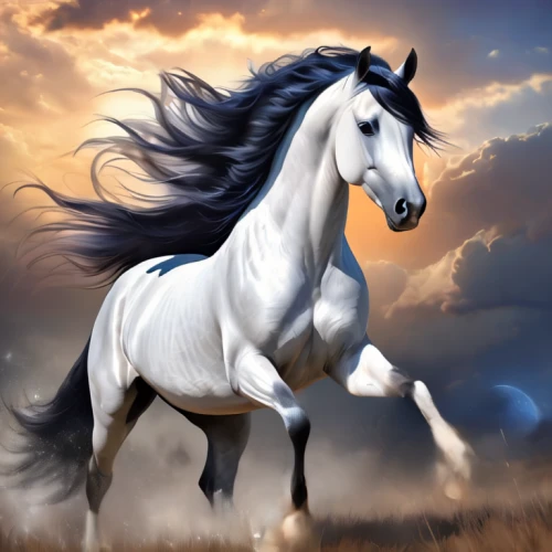 a white horse,arabian horse,unicorn background,albino horse,white horse,dream horse,white horses,equine,gypsy horse,belgian horse,beautiful horses,wild horse,arabian horses,colorful horse,equines,unicorn art,shire horse,painted horse,weehl horse,draft horse,Illustration,Realistic Fantasy,Realistic Fantasy 01